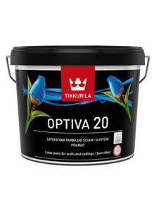 Tikkurila Emulsja Optiva 20 Semi Matt baza A biała 2,7l