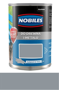 Nobiles Emalia Ftalonal szary jasny półpołysk 900ml