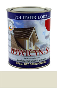 Polifarb Łódź Lowicyn - SX popielata jasna RAL 7035 połysk 10l