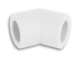 SiGMA-Li Łuk polipropylen 25mm x 45° dwu kielichowy
