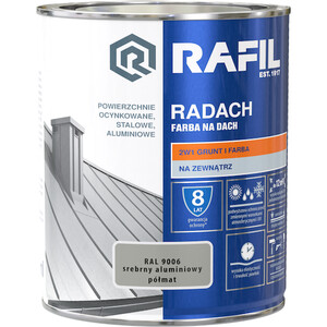 Rafil Radach srebrny aluminiowy RAL 9006 półmat   750ml