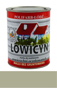 Polifarb Łódź Lowicyn popielata jasna RAL 7035 matowa 800ml