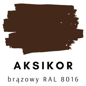 Aksil Aksikor brązowy RAL 8016 matowy  5l