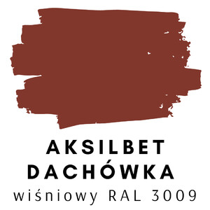 Aksil Aksilbet dachówka wiśniowy RAL 3009 1l
