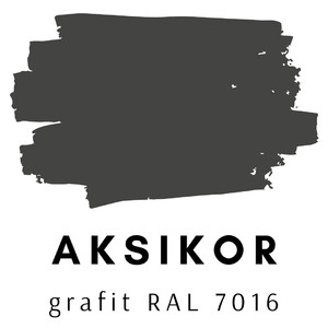 Aksil Aksikor grafitowy RAL 7016 matowy  5l