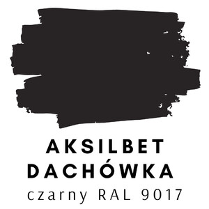 Aksil Aksilbet dachówka czarny RAL 9017 1l