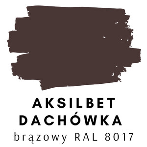 Aksil Aksilbet dachówka brązowy ciemny RAL 8017 1l