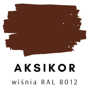 Aksil Aksikor wiśnia ciemna RAL 8012 matowa  5l