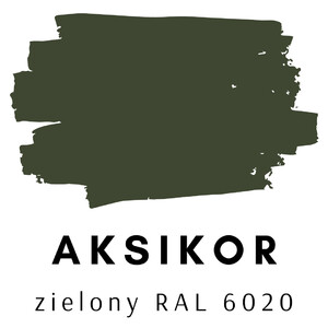 Aksil Aksikor zielony RAL 6020 matowy 10l