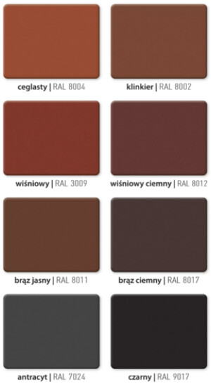 Aksil Aksilbet dachówka wiśniowy ciemny RAL 8012 10l