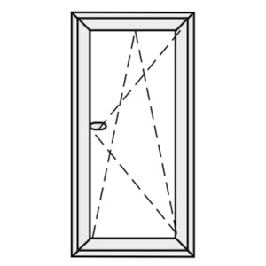 Sonarol Okno PVC  565 x 1635mm, 3-szybowe, RU