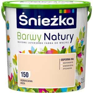 Śnieżka Emulsja Barwy Natury Herbaciana Róża 150 2,5l