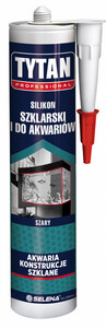 Tytan Professional Silikon szklarski i do akwarium biały 280ml