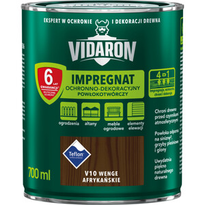 Vidaron Impregnat Ochronno - Dekoracyjny Powłokotwórczy wenge afrykańskie mat 4,5l