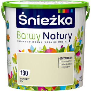 Śnieżka Emulsja Barwy Natury Wiosenny Liść 130 2,5l