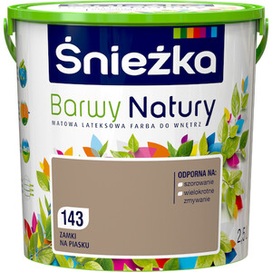 Śnieżka Emulsja Barwy Natury Zamki na Piasku 143 2,5l