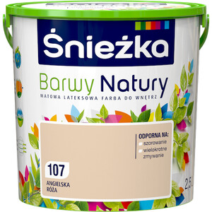 Śnieżka Emulsja Barwy Natury Anielska Róża 107 5l