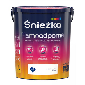 Śnieżka Emulsja Plamoodporna niewątpliwa P01 2,5l