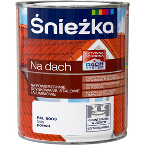 Śnieżka Na Dach biały RAL 9003 półmat 10l