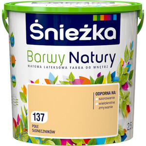 Śnieżka Emulsja Barwy Natury Pole Słoneczników 137 2,5l