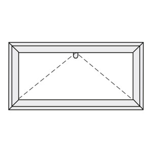 Sonarol Okno PVC 1165 x 535mm, U