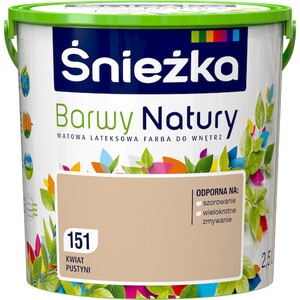 Śnieżka Emulsja Barwy Natury Kwiat Pustyni 151 2,5l