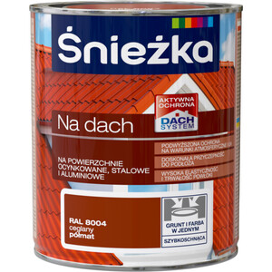 Śnieżka Na Dach ceglany RAL 8004 półmat 10l