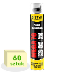 Distyk Piana pistoletowa MEGA 70 870ml - 60szt