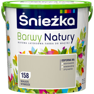 Śnieżka Emulsja Barwy Natury Skaliste Wybrzeże 158 2,5l