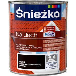 Śnieżka Na Dach brązowy czekoladowy ND04 półmat 10l