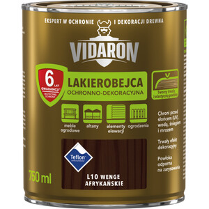Vidaron Lakierobejca Ochronno - Dekoracyjna wenge afrykańskie połysk 2,5l