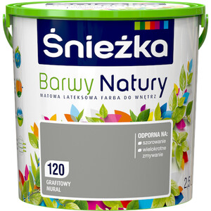 Śnieżka Emulsja Barwy Natury Grafitowy Mural 120 5l