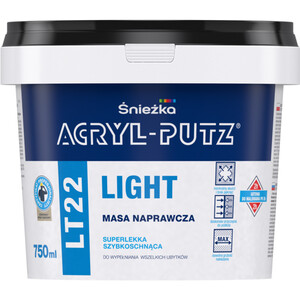 Acryl-Putz Masa naprawcza szybkoschnąca LT22 Light 250ml