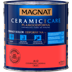 Magnat Emulsja Ceramic Care czerwony koral A12 2,5l