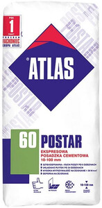 Atlas Postar 60 posadzka cementowa 25kg