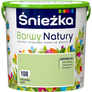 Śnieżka Emulsja Barwy Natury Wiosenna Łąka 108 2,5l