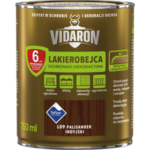 Vidaron Lakierobejca  Ochronno - Dekoracyjna palisander indyjski połysk 2,5l