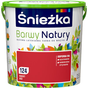 Śnieżka Emulsja Barwy Natury Bukiet Róż 124 2,5l