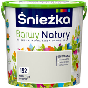 Śnieżka Emulsja Barwy Natury Srebrzysty Poranek 192 2,5l