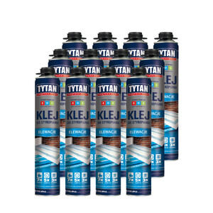 Tytan Professional klej do styropianu pistoletowy 750ml - 12szt