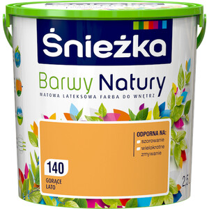 Śnieżka Emulsja Barwy Natury Gorące Lato 140 2,5l