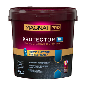 Magnat PRO protector SISI tynk silikatowo-silikonowy baza, baranek 1.5mm 25kg