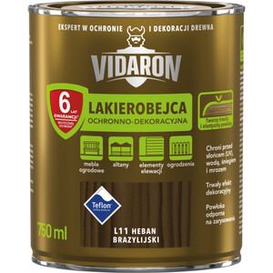 Vidaron Lakierobejca Ochronno - Dekoracyjna palisander indyjski połysk 750ml