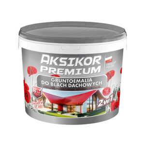 Aksil Aksikor PREMIUM brązowy RAL 8019 matowa 5l