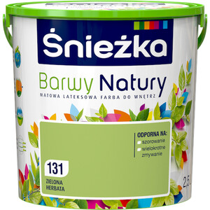 Śnieżka Emulsja Barwy Natury Zielona Herbata 131 2,5l