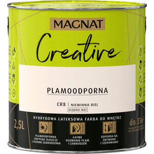 Magnat Emulsja Creative niewinna biel CR8 2,5l