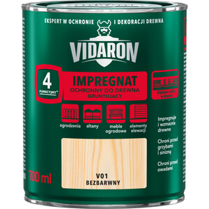 Vidaron Impregnat Ochronny - Gruntujący bezbarwny mat 4,5l